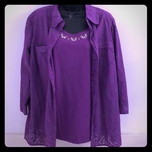 ⭐️Tank w/Blouse Set⭐️